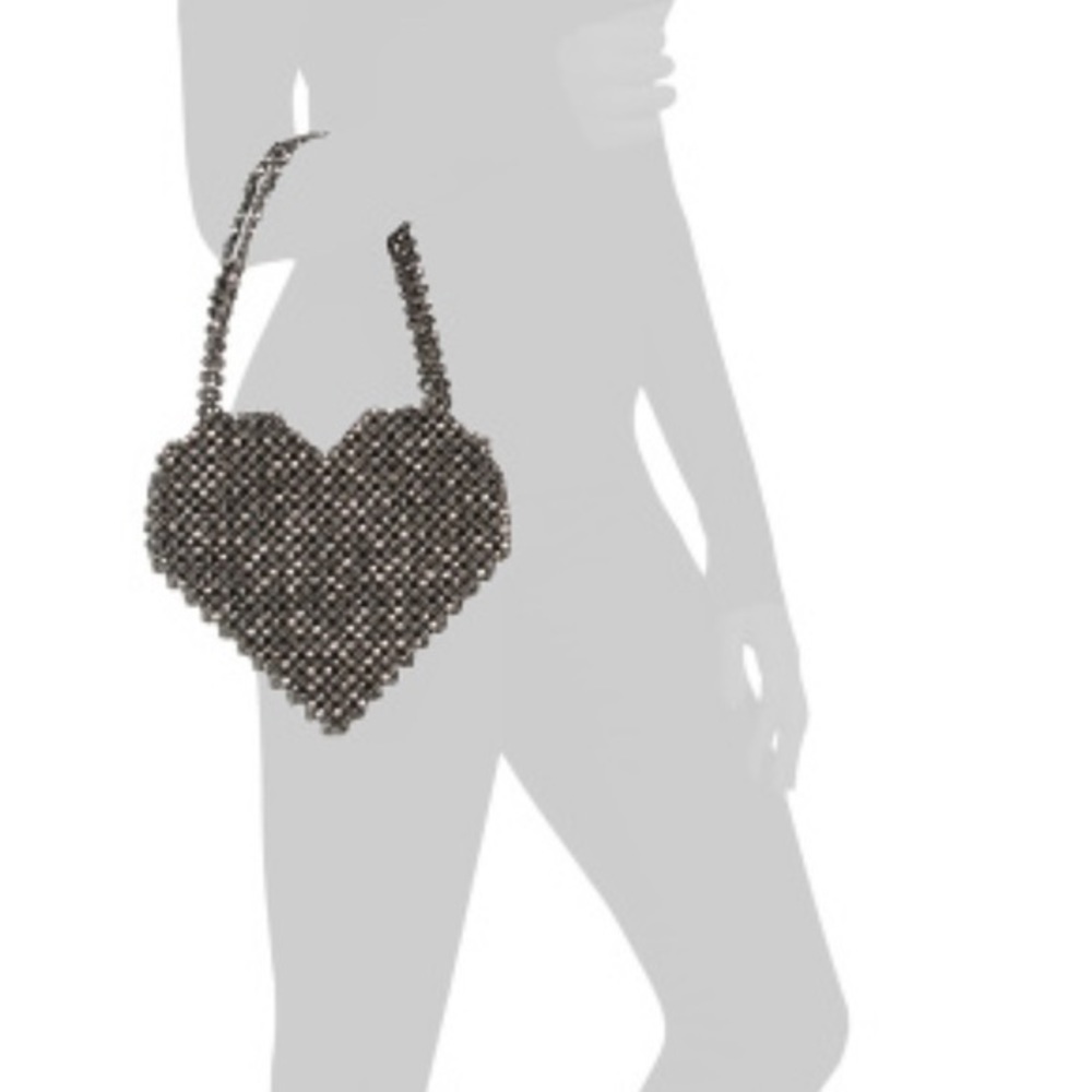 Red Heart Mini purse Clutch - Picture 5 of 9